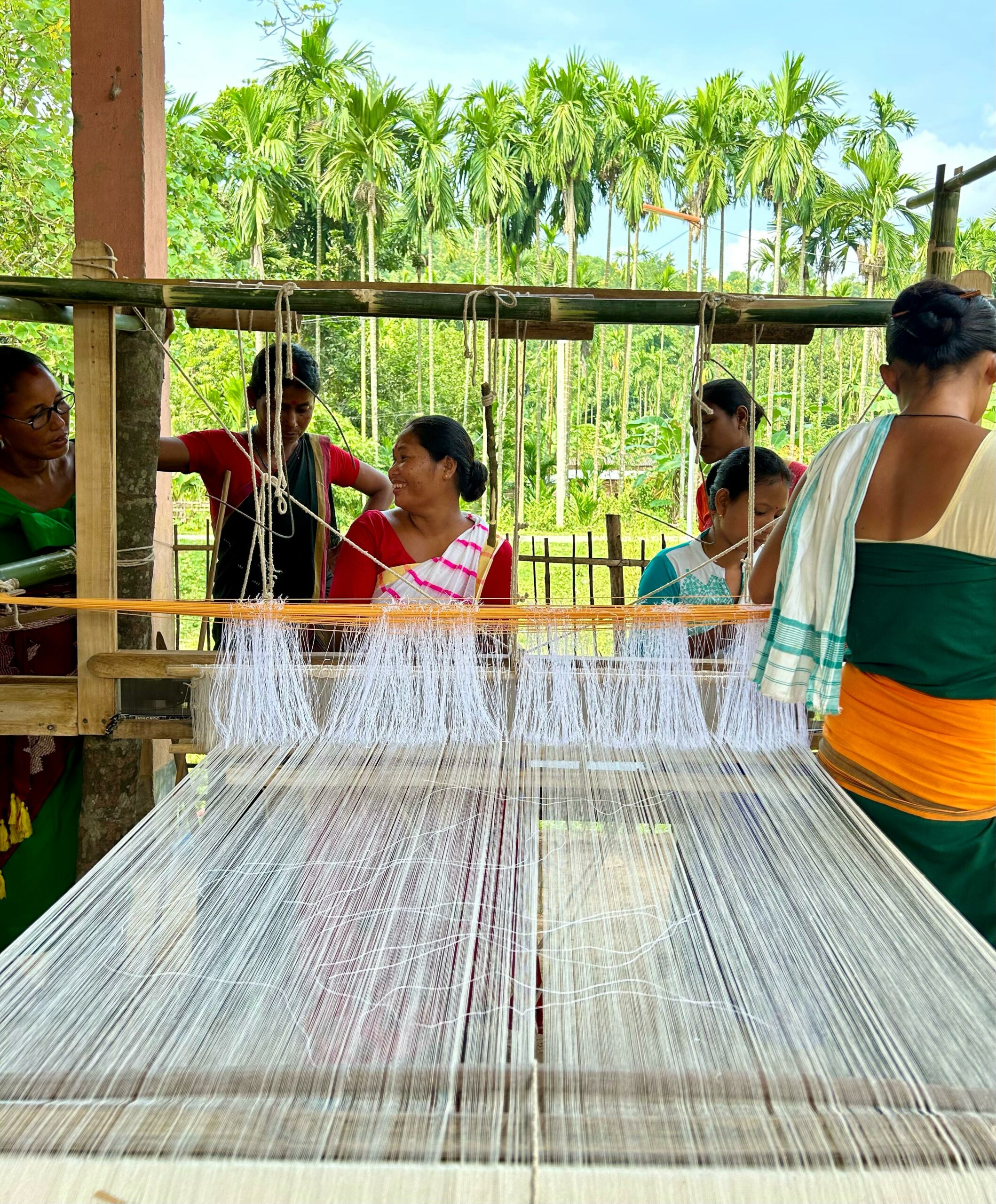 Weavers working on a Handloom 1 scaled