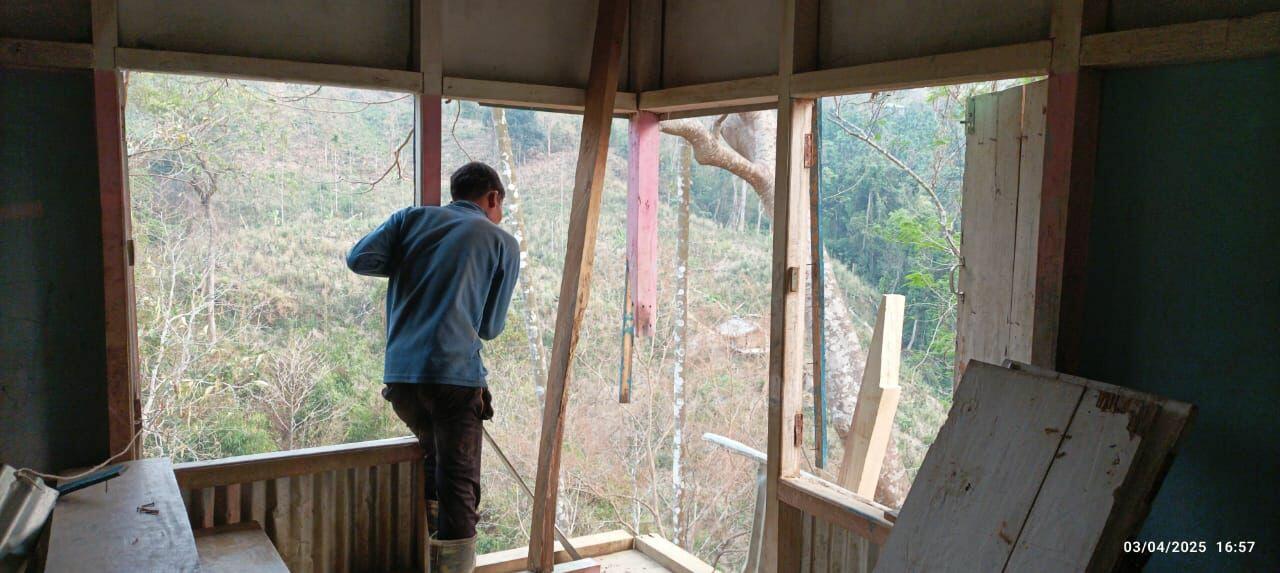 underconstruction school in Mizoram